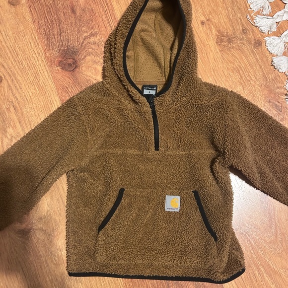 Boys carhartt fleece hoodie/ long shirt - Picture 2 of 5